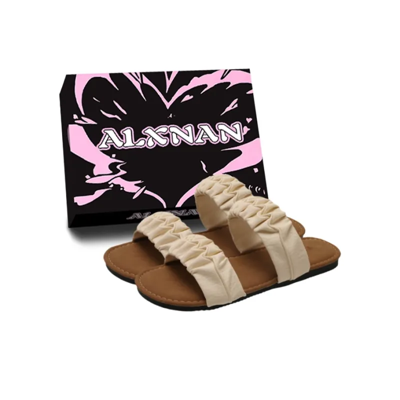 Alxnan Quiet Odor Resistant Slide Slippers Women's Box-18