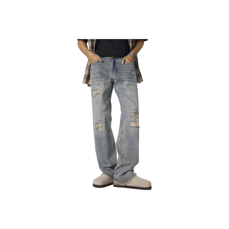 NVRFRGT Jeans Unisex Vintage Blue-0