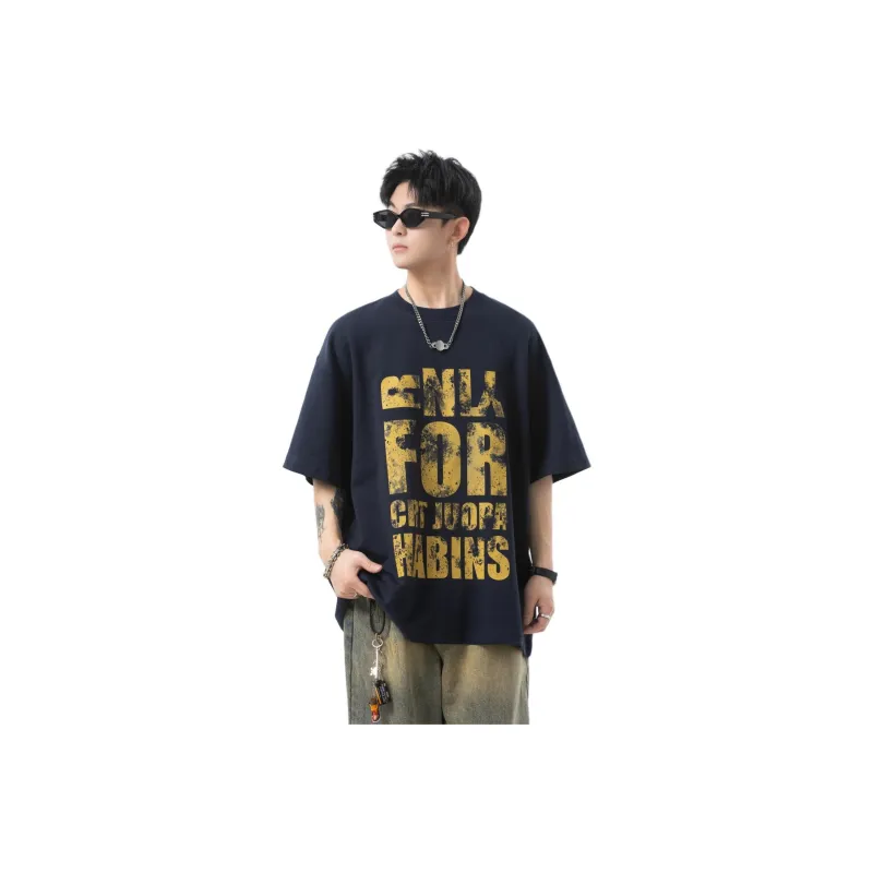 PVPVPV T Shirts Unisex Navy Blue-0