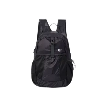 361° Nylon Fabric Bag Medium Size Unisex Black