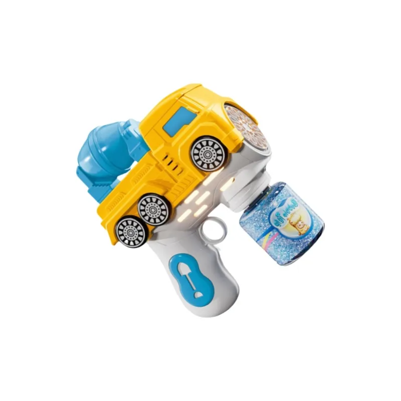 LEHUI TOYS Construction Vehicles Handheld Electric Sound And Light 12 Eyelets Excavators Bubble Machines-7