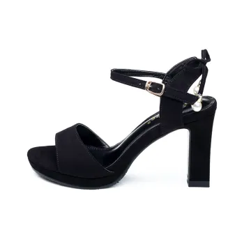 Lan Miao One Strap Sandals Women's Black