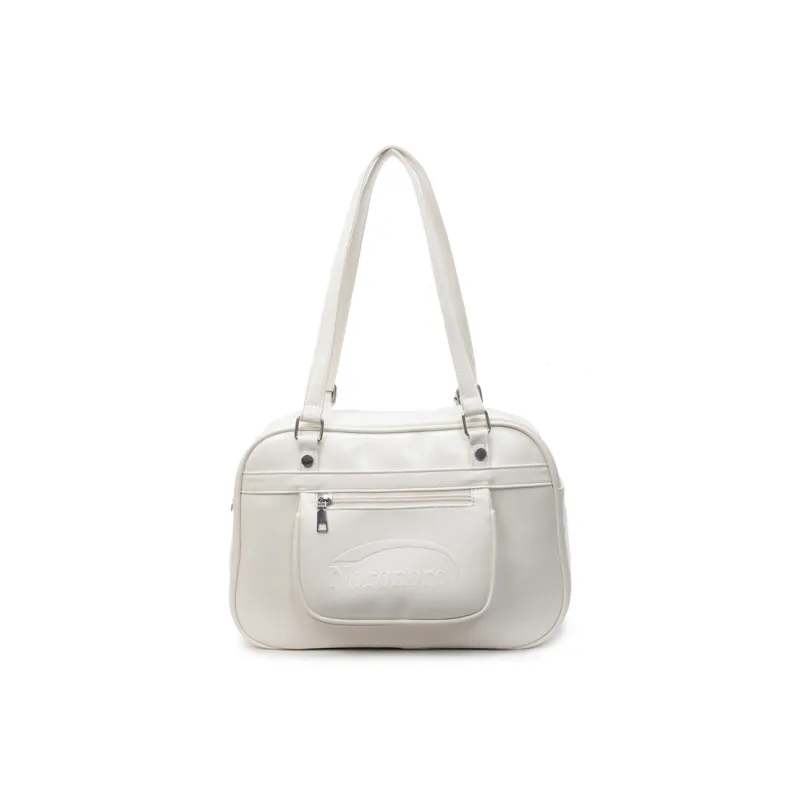 FCTOSSR PU Shoulder Bag Women's White/Black/Yellow/Blue/Pink-0