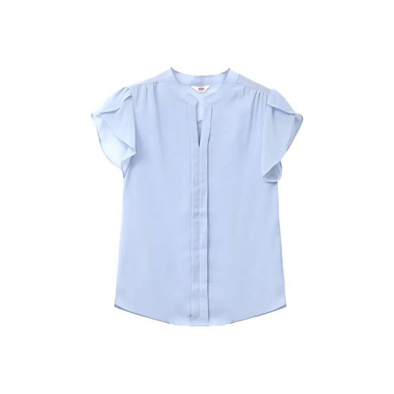 Mu Qingqing Chiffon Shirt Women's-0