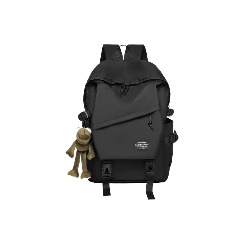 Narandu Fabric Backpack Tubas Unisex Midnight Black/Ecru-6