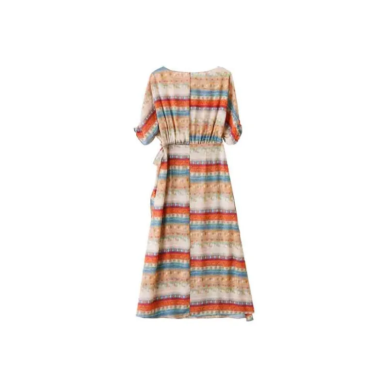 ABCMININ Short Sleeved Dress Women's-1