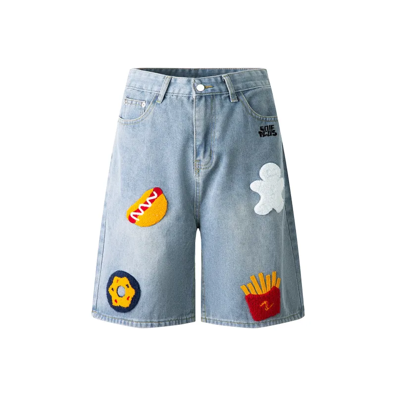SOIE Denim Shorts Unisex-6