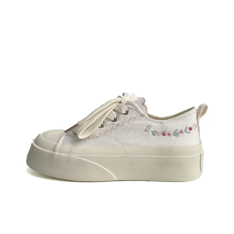 N6N8 Low Top Canvas Shoes Women's-4