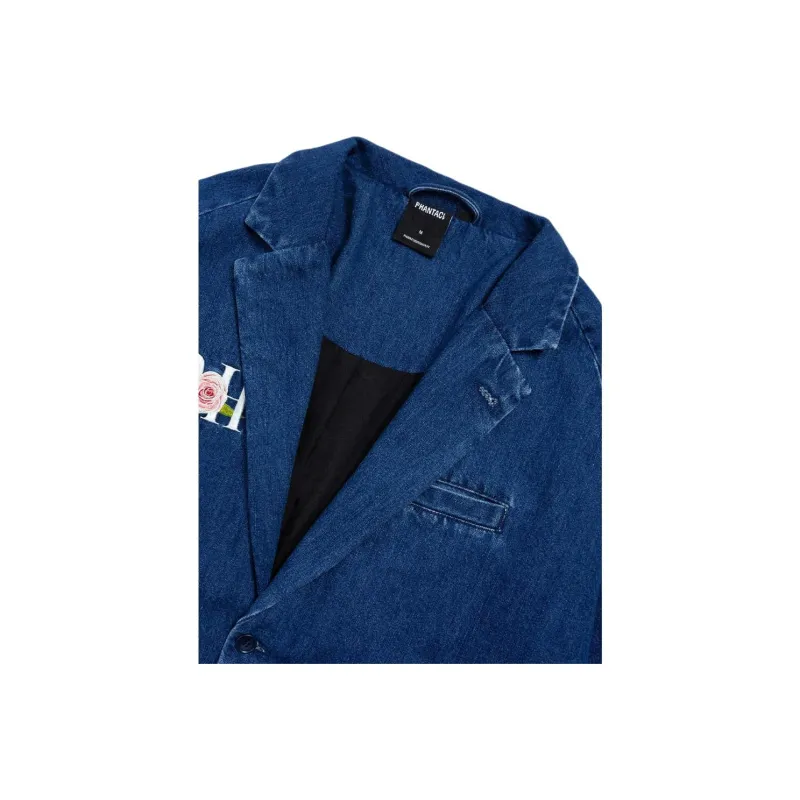 PHANTACI Business Suit Unisex Denim Blue-3