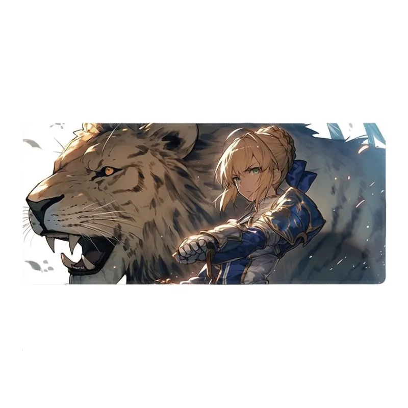 DANYIN Fate Extra Large Saber Anime Table Mats For Esports Gaming Computer Keyboard Mouse Pad Home Use Mouse Pads-36
