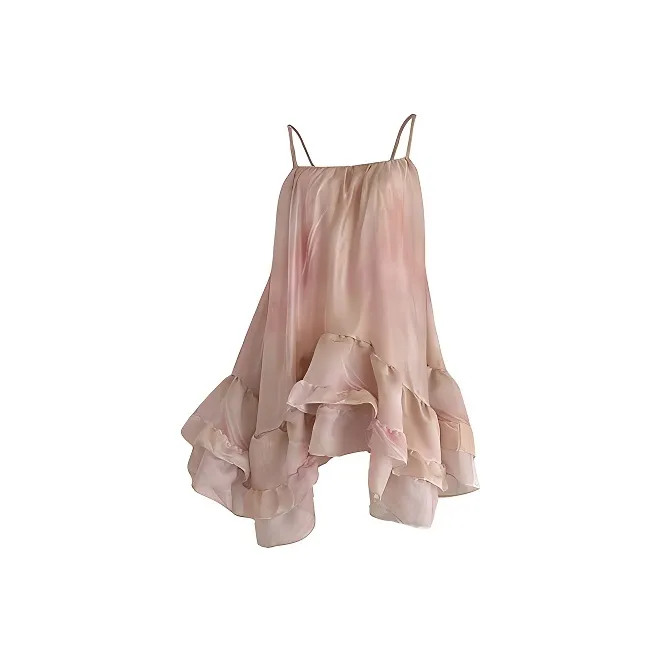 SECFLY OFFICIAL Slip Dresses Women's Pink-0