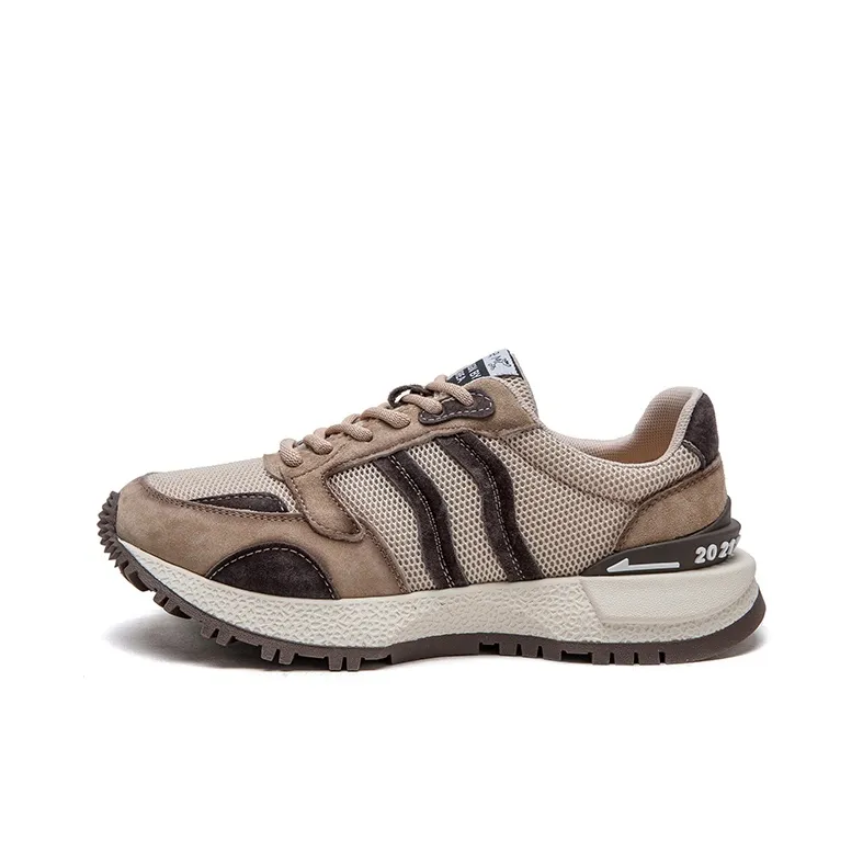 PLO CART Breathable Lightweight Height Increasing Low Top Chunky Sneakers Women's-7
