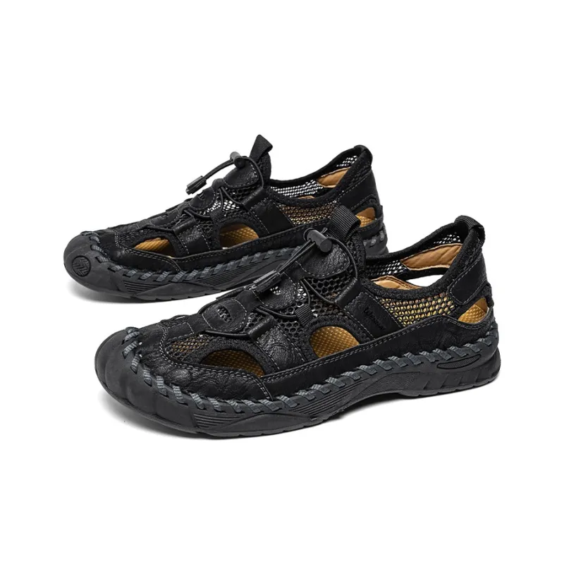 Wen Nai Casual Shoes Men's Black-2