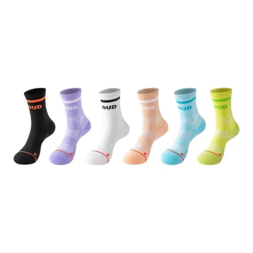 Gentle Welcome Basketball Socks Women's 6 Pack