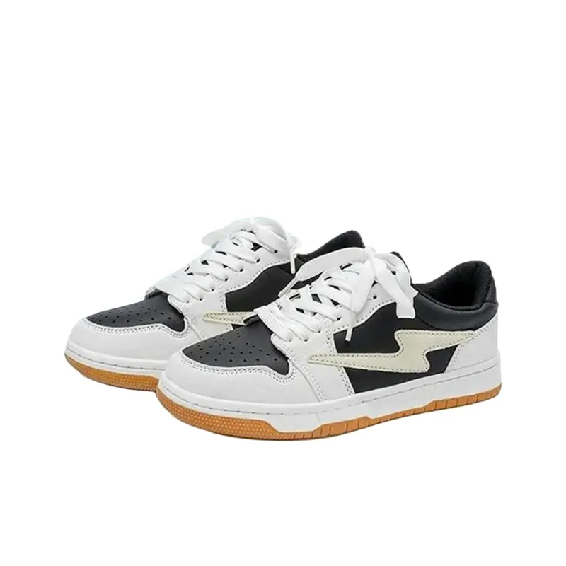 ALI THE FOX Slip Resistant, Abrasion Resistant, Balance, Lightweight, Breathable Low Top Skateboard Shoes Unisex-37