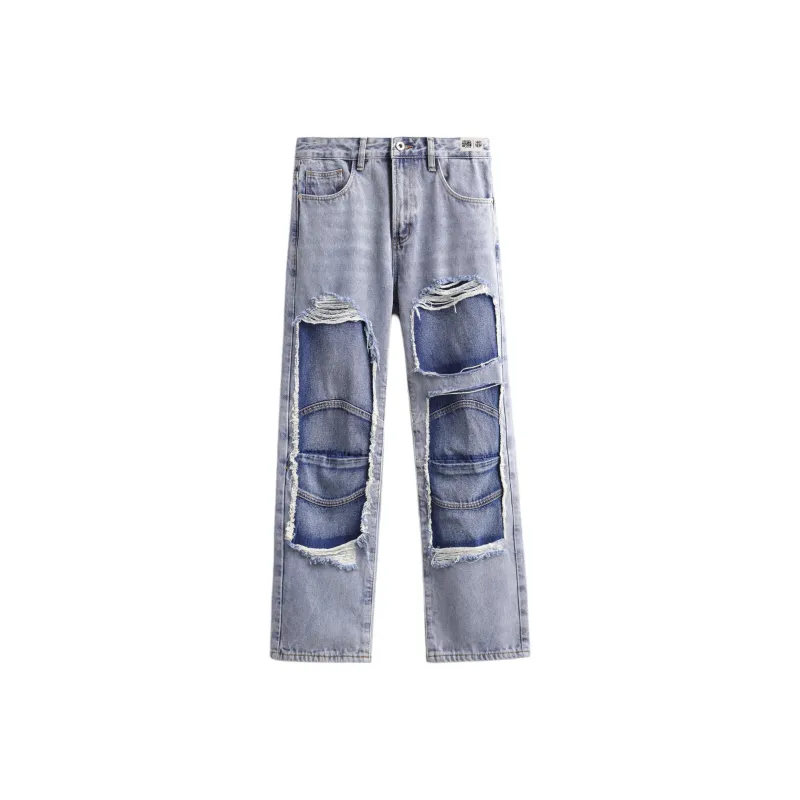 FCB ARCELONA Jeans Unisex Light Blue-0