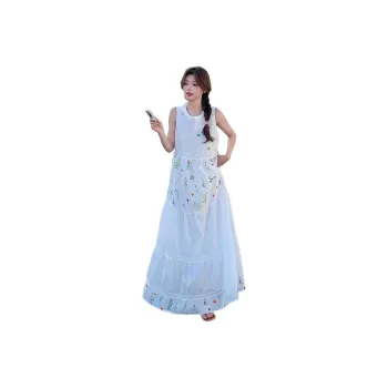 TEME Sleeveless Dresses Women's White