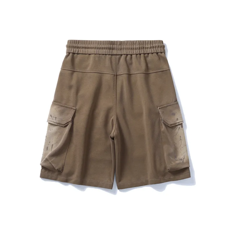 SANTASTIC Casual Shorts Men Caramel-1