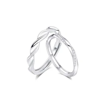 KUMET Sterling Silver Rings Unisex
