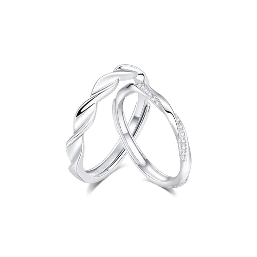 KUMET Sterling Silver Rings Unisex