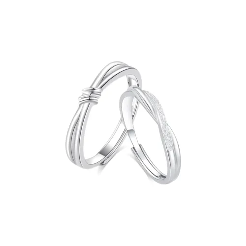 JUICY Air S999 Fine Silver Rings Unisex