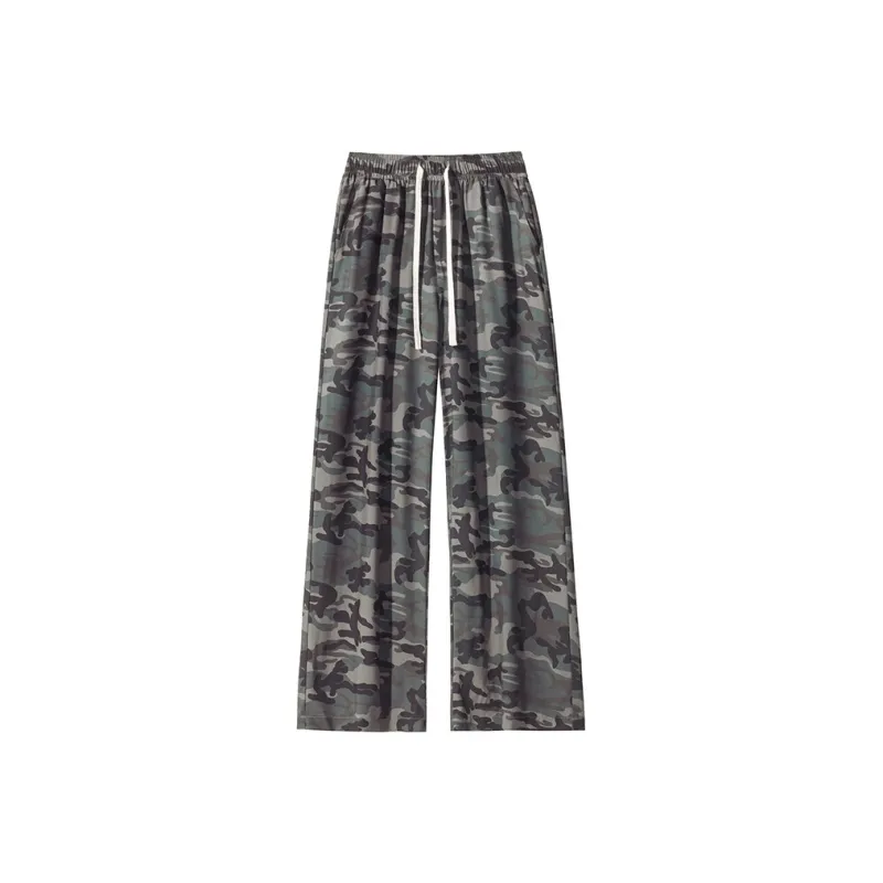 KEIRANDUN Casual Pants Unisex Camouflage-0