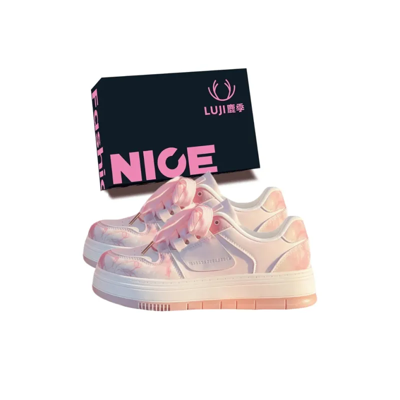 Luji Coverage Lightweight Height Increasing Low Top Skateboard Shoes Women's-21