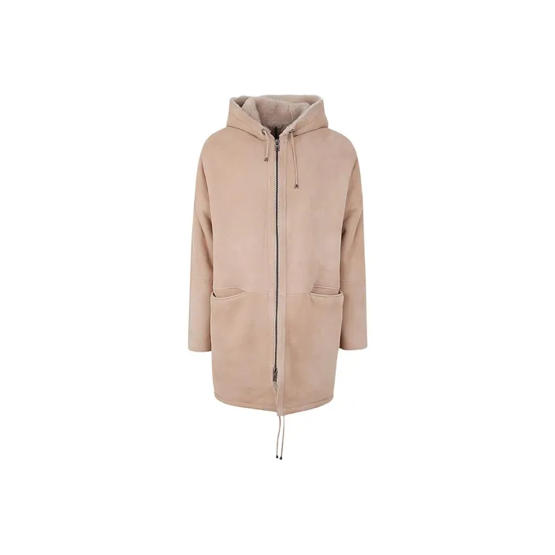 Giorgio Brato Shearling trim Hooded Jacket-0