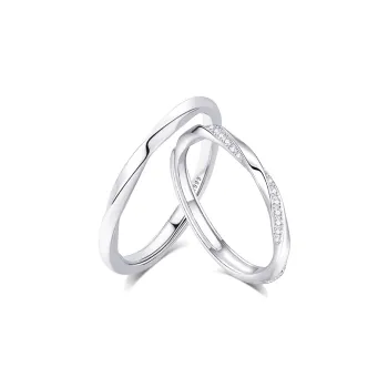 KUMET Sterling Silver Rings Unisex