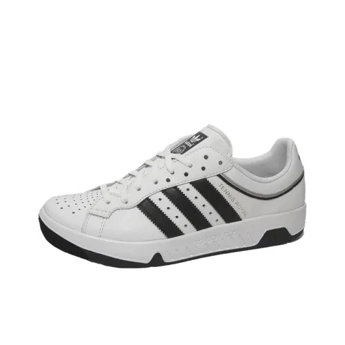 Adidas Originals Trimm Trab Anti Slip Wear Resistant Low Top Tennis Shoes Men's White