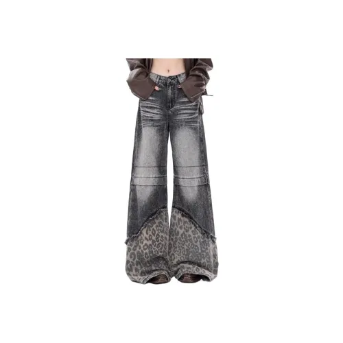 NHZN Jeans Women's Black Gray Color