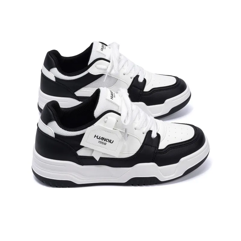 HUANQIU Coverage Lightweight And Breathable Low Top Skateboard Shoes Men's-3