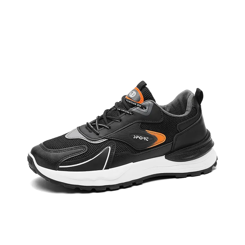 Yi Jiabao Slip Resistant And Breathable Low Top Chunky Sneakers Men's-1