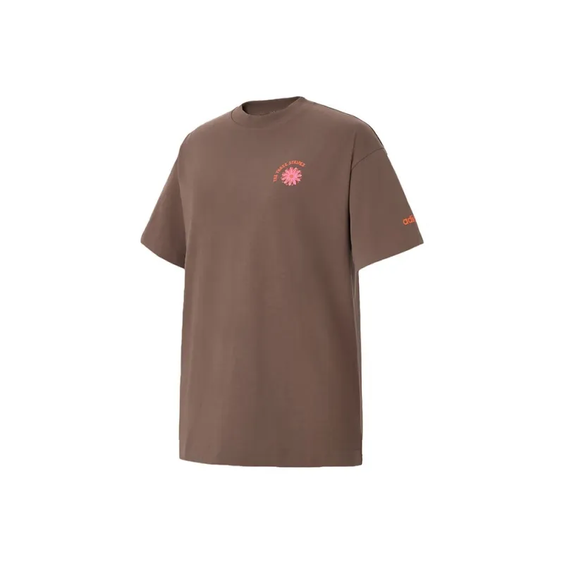 Adidas SS25 Regular T Shirt Women's Stratum Dark Earthy Brown-0