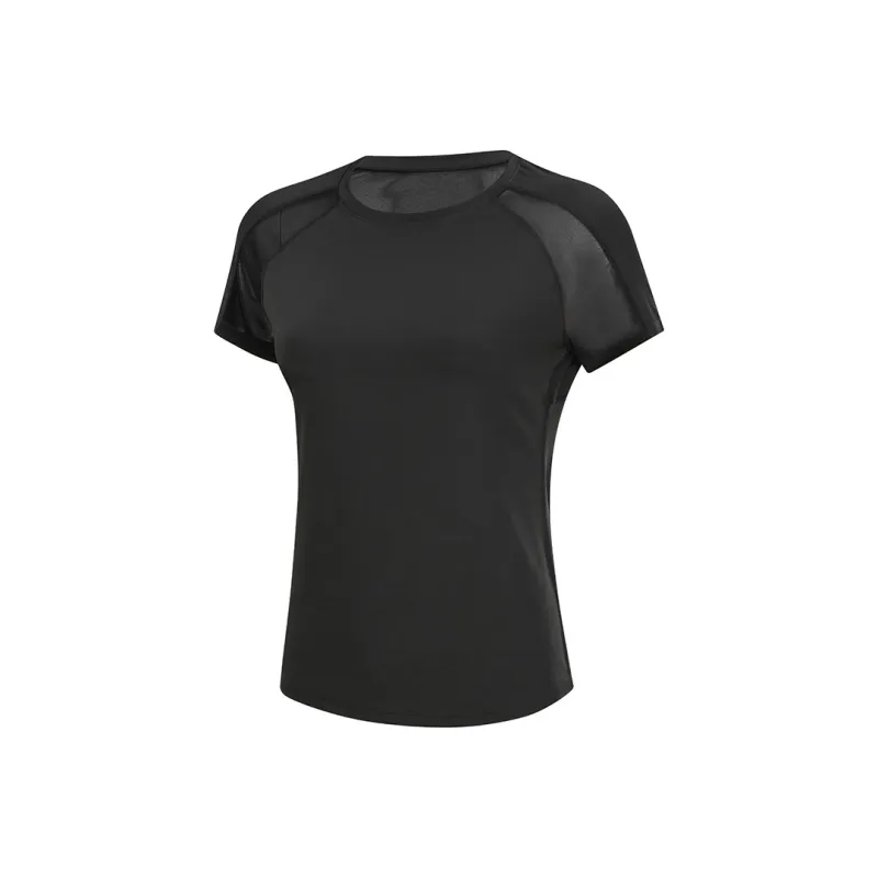 Lulifama Yoga T Shirt Women's Black-1