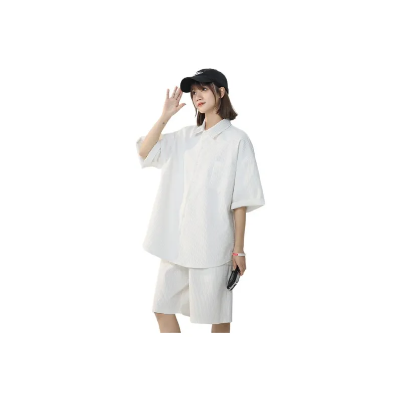 Fakeyoung Shirt Matching Set Unisex-7