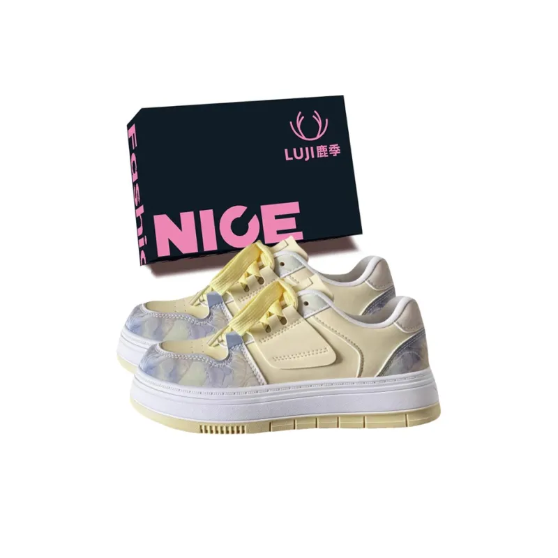 Luji Coverage Lightweight Height Increasing Low Top Skateboard Shoes Women's-17