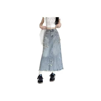 FOREVER 21 Denim Long Skirt Women's