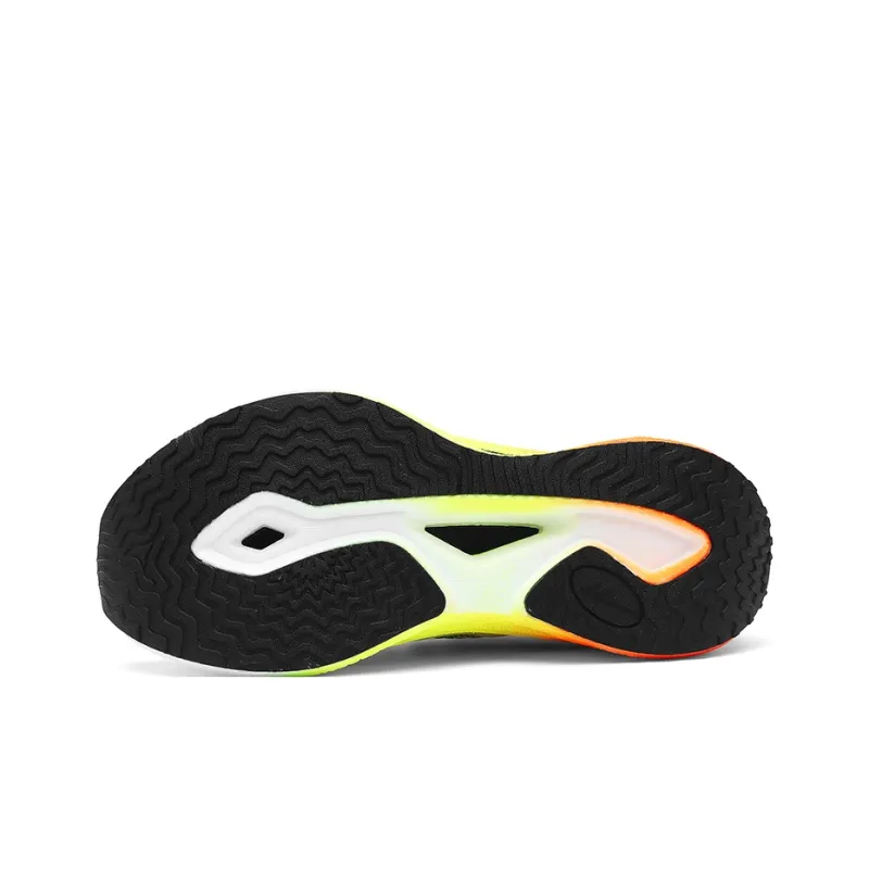 WARRIOR Running Shoes Men Low Top Orange/White-4