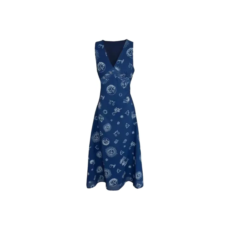 Mu Xiao Xin Sleeveless Dresses Women's-4