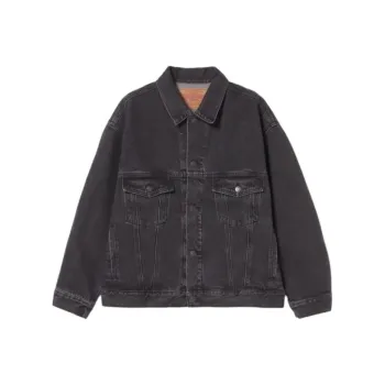 Beams Denim Jackets Men Black