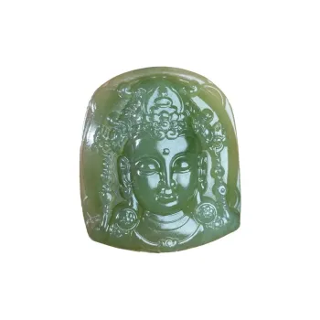 BUDOUXIAOAI Pendants Green Jade Unisex