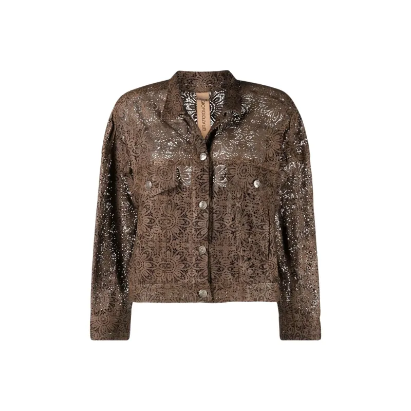 Giorgio Brato Jackets & Coats Women's Brown-0