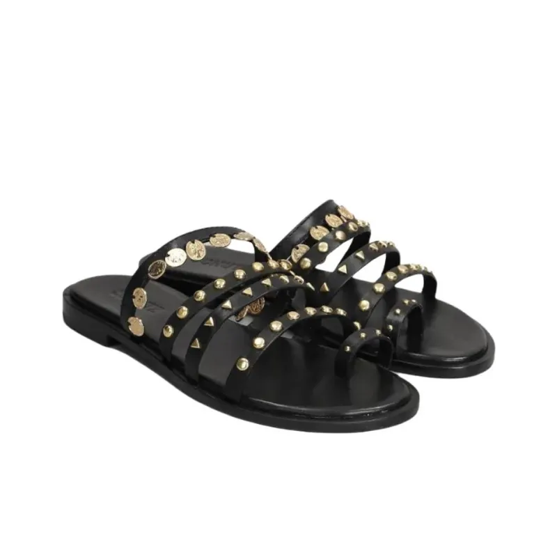 Schutz Studded Flat Sandals Women's-2