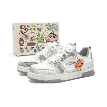 Crayon Shinchan Slip Resistant, Abrasion Resistant, Lightweight, Height Increasing Low Top Skateboard Shoes Unisex