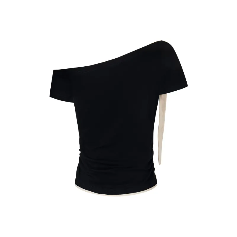 YINLEI T Shirts Women's Black-1