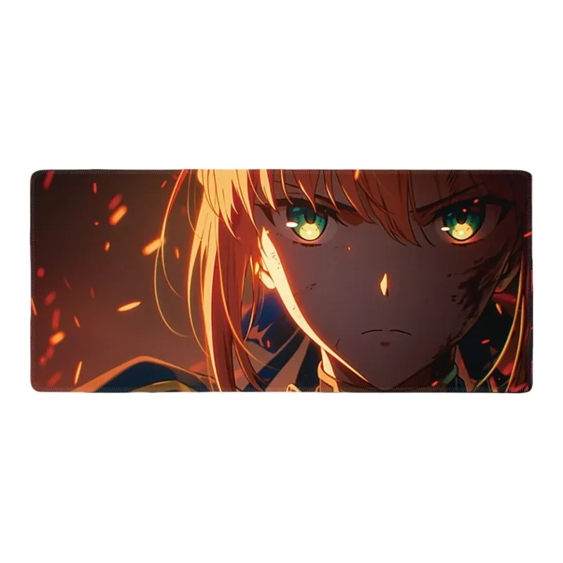 DANYIN Fate Extra Large Saber Anime Table Mats For Esports Gaming Computer Keyboard Mouse Pad Home Use Mouse Pads-57