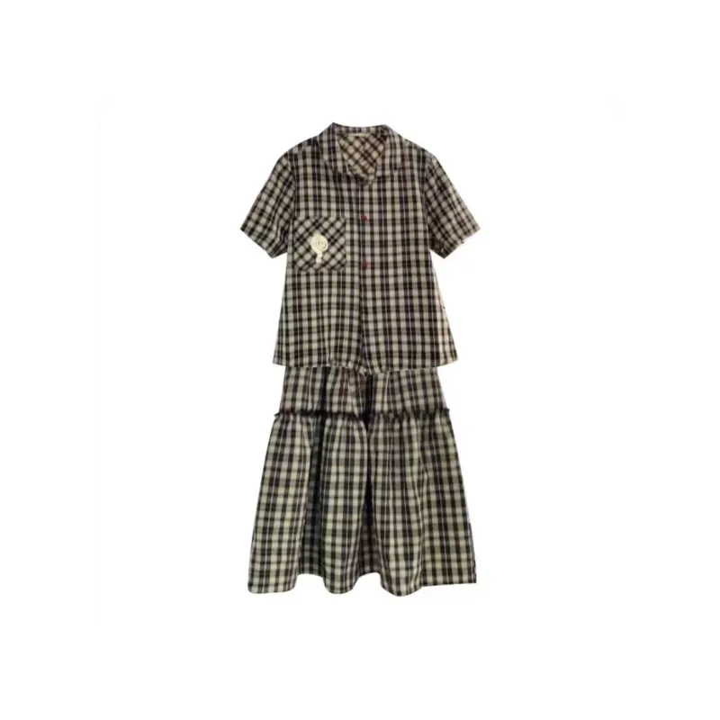 ABCMININ Two Piece Skirt Sets Women's-3