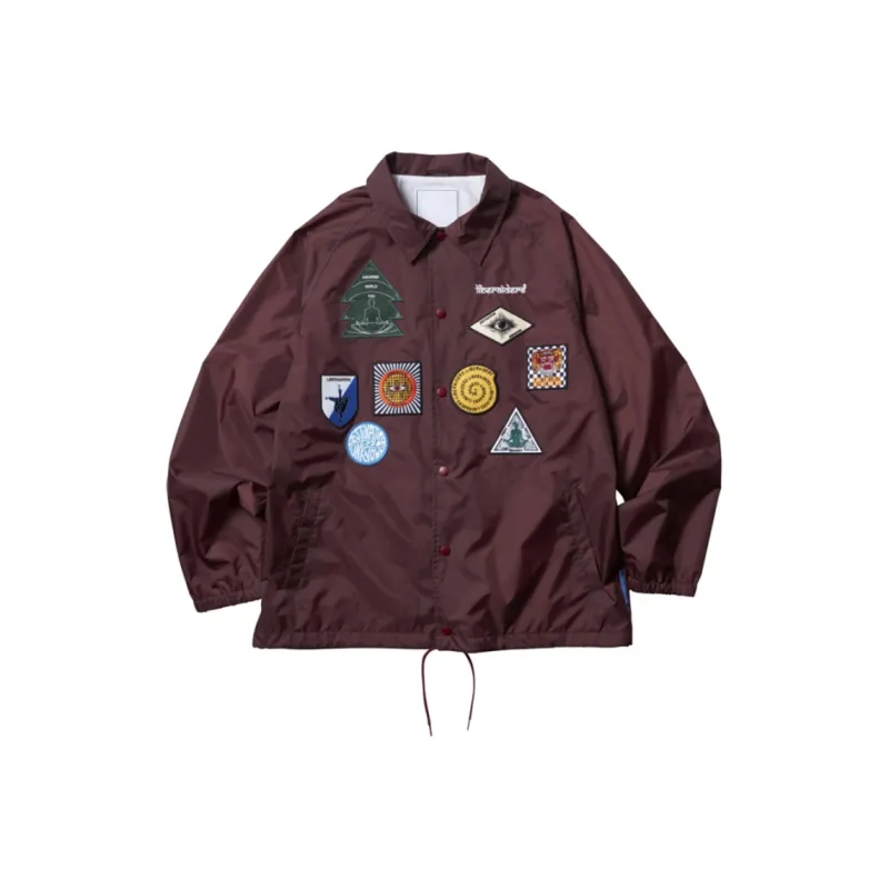 Liberaiders Jackets Unisex Burgundy Red-0