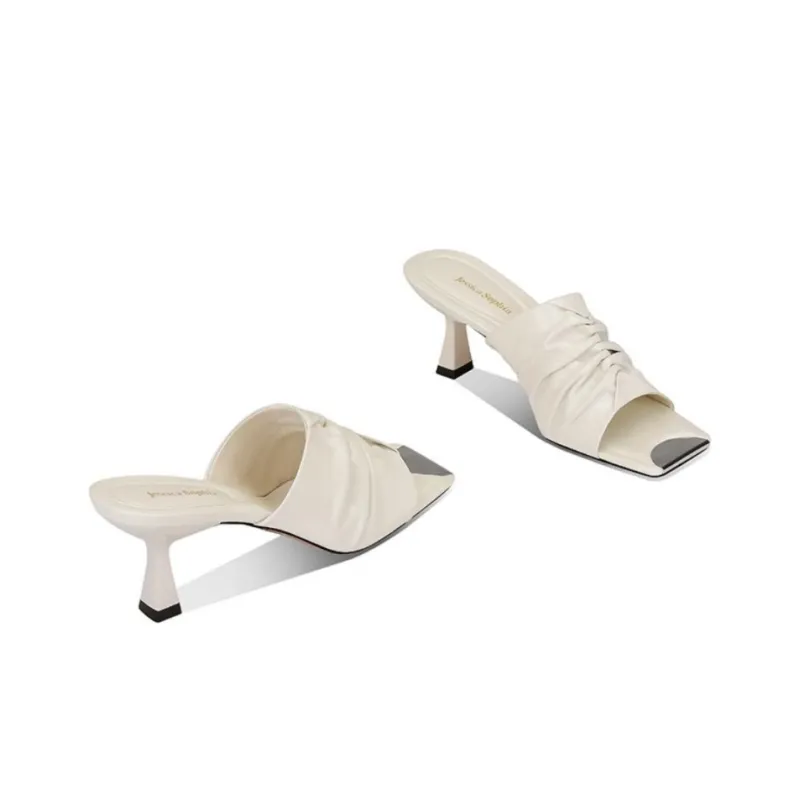 JESSICA SOPHIA Rubber Sole Slip Resistant Abrasion Resistant Slide Slippers Women's-6